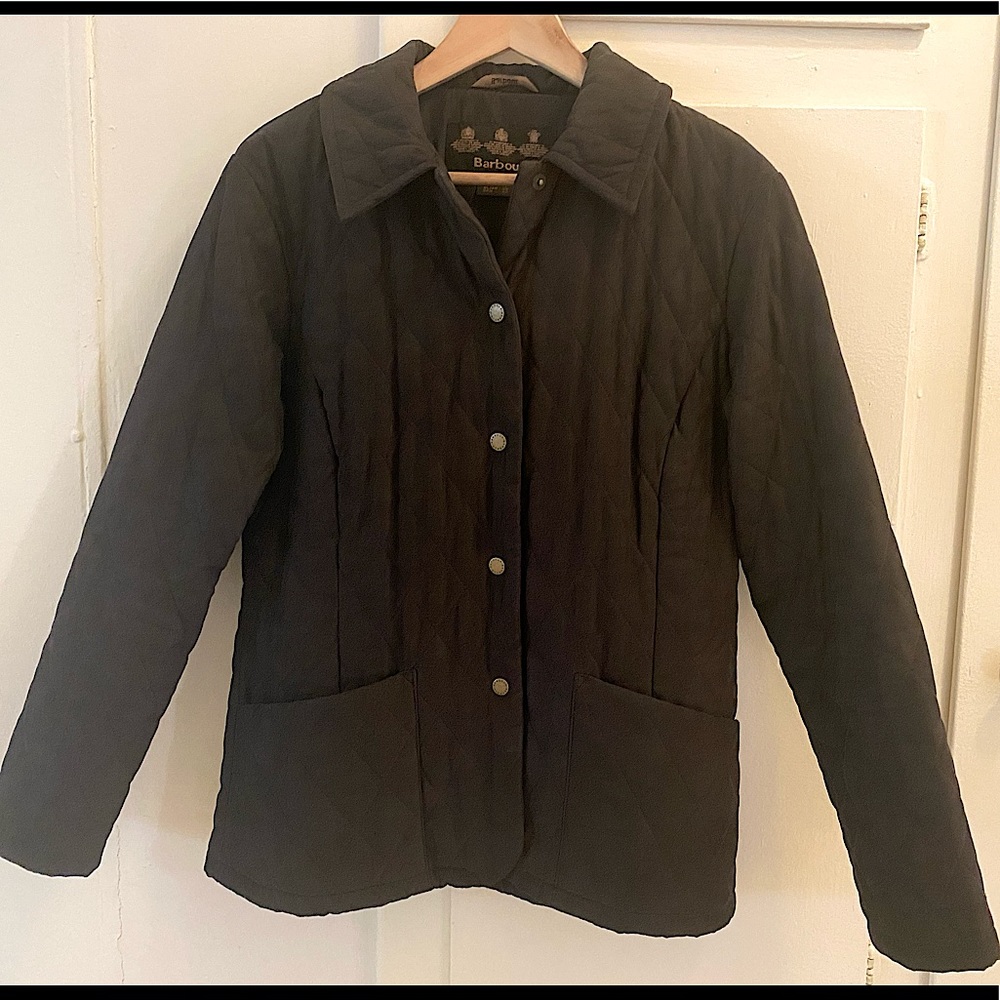 Barbour Quilted Black Jacket